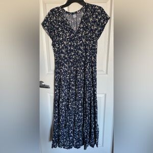 Old Navy Floral V-neck Dress maxi